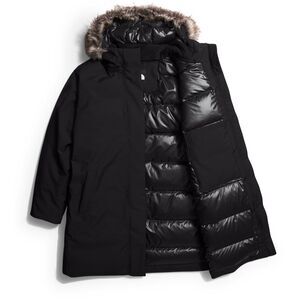 The North Face Women's Plus Hooded Down Arctic Parka Black SZ 3X NWT